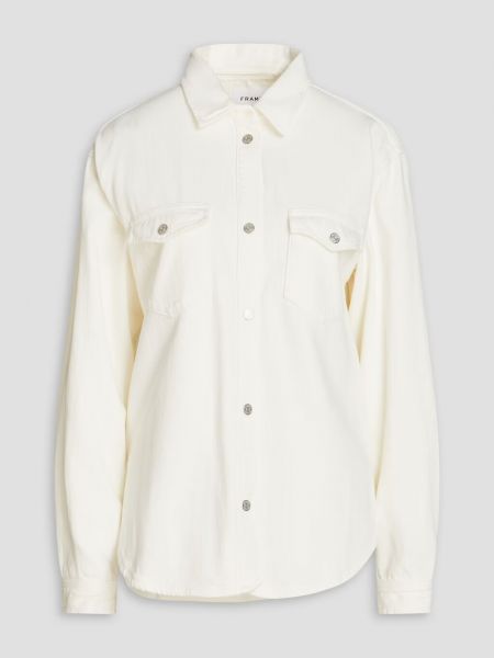 Джинсовая рубашка Frame белая