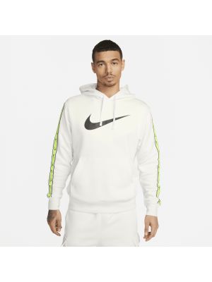 Hoodie en polaire Nike blanc