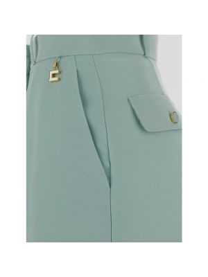 Pantalones de viscosa Elisabetta Franchi verde