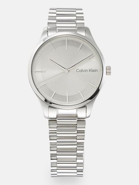 Серебряные часы Calvin Klein