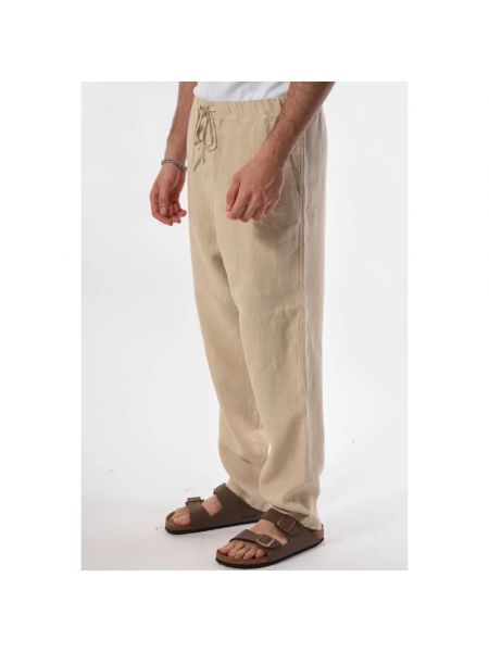 Pantalones de lino 120% Lino beige