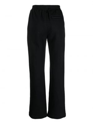 Pantalon de joggings taille haute en coton Dondup noir