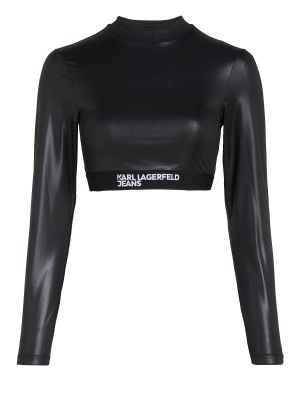 Tričko s dlhými rukávmi Karl Lagerfeld Jeans