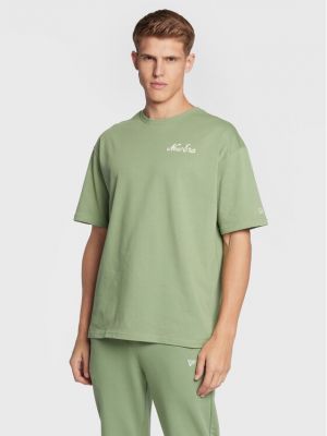 Marškinėliai oversize New Era žalia
