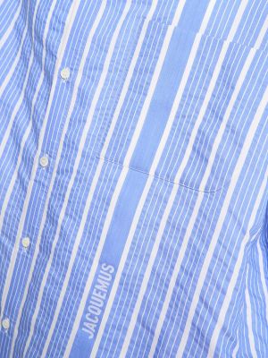 Svilena srajca Jacquemus modra