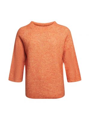 Sweter Lind pomarańczowy