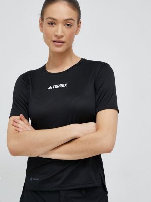 Sportska majica kratki rukavi Adidas Terrex crna
