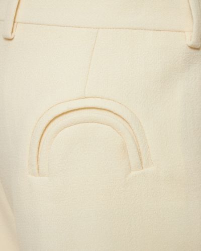 Vlněné kalhoty Blazé Milano bílé