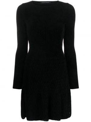 Mini robe avec manches courtes Antonino Valenti noir