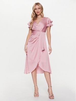 Koktel haljina Dkny ružičasta