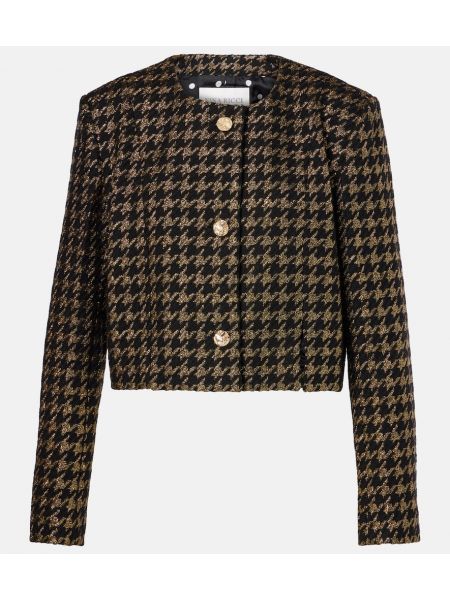 Tweed jacka Nina Ricci guld