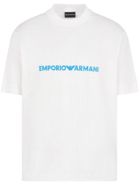 Jersey t-paita Emporio Armani valkoinen