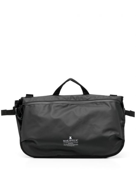 Τσάντα με σχέδιο Makavelic μαύρο