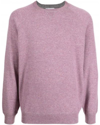 Jersey de punto de tela jersey Brunello Cucinelli violeta