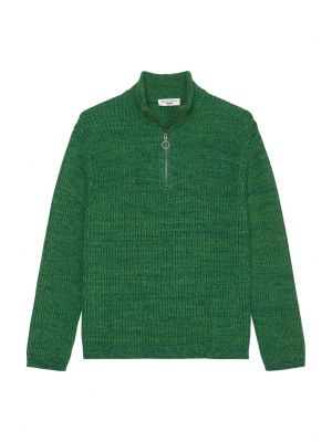 Džemperis ar augstu apkakli Marc O'polo Denim zaļš