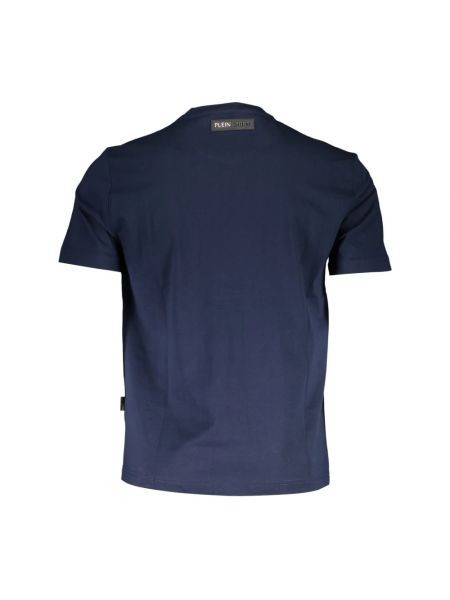 Camiseta deportiva de algodón Plein Sport azul