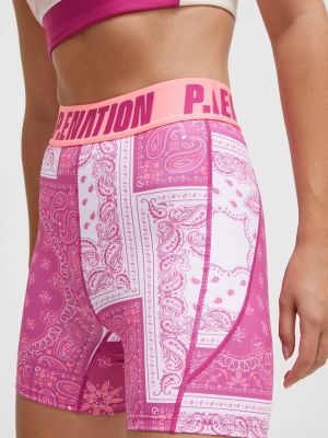 Kratke hlače s printom P.e Nation ružičasta