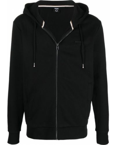 Hoodie s kapuljačom Boss crna