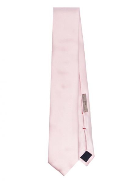 Копринена сатенена вратовръзка Lady Anne розово
