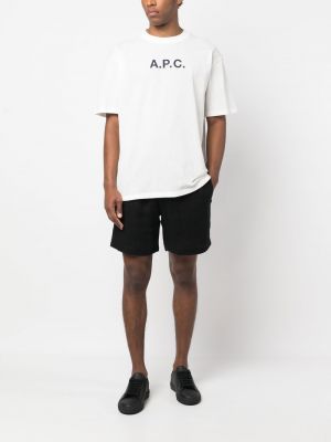 T-shirt à imprimé A.p.c. blanc