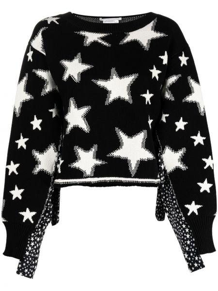 Със звездички плетен пуловер Stella Mccartney