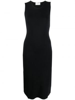 Robe mi-longue en tricot P.a.r.o.s.h. noir