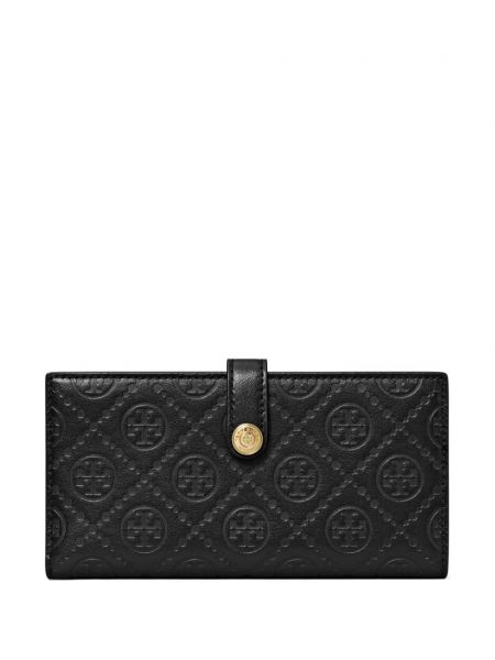 Læder kortholder Tory Burch sort