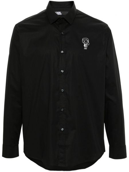 Košile Karl Lagerfeld černá