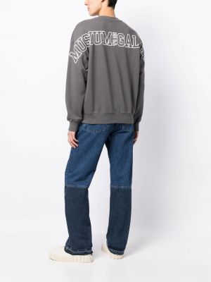 Sweatshirt mit rundem ausschnitt Musium Div. grau