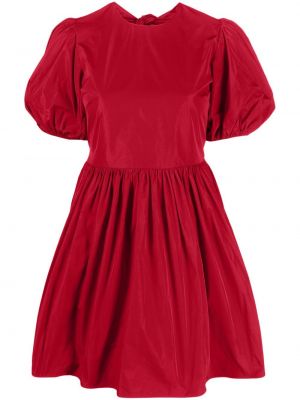 Mini suknele su lankeliu Red Valentino raudona
