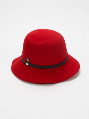Sombrero de lana bootcut Aranda rojo