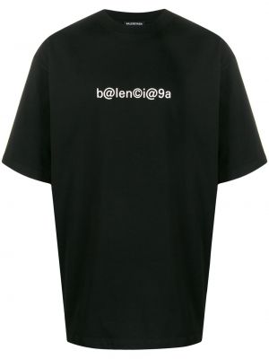 Тениска Balenciaga черно