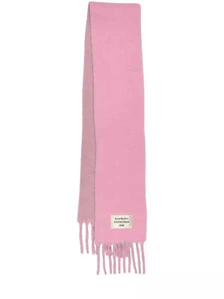 Alpaca uld tørklæde Acne Studios pink