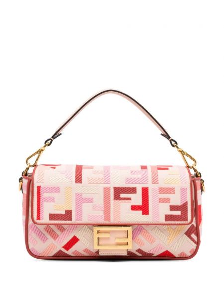 Чанта за чанта бродирани Fendi Pre-owned розово