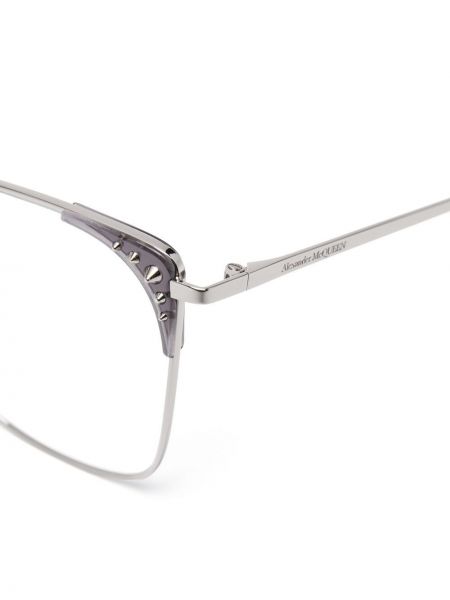 Okulary oversize z ćwiekami Alexander Mcqueen Eyewear