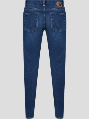 Синие джинсы скинни Bogner