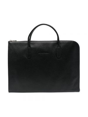 Czarna torba na laptopa Longchamp
