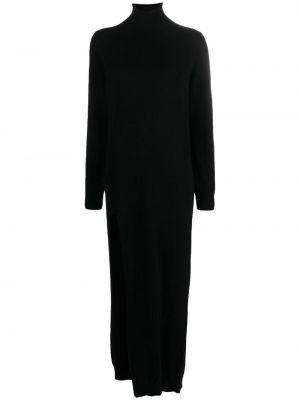 Robe longue en tricot Semicouture noir