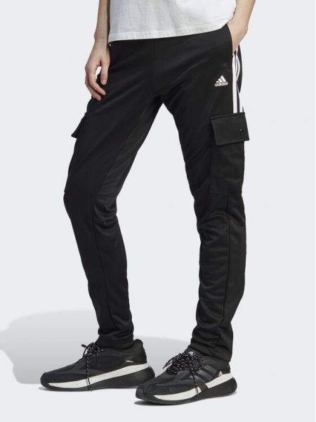 Cargo hlače Adidas crna