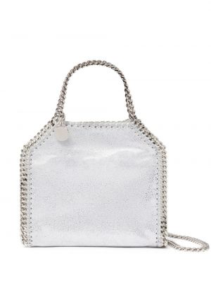 Shopper handtasche Stella Mccartney silber