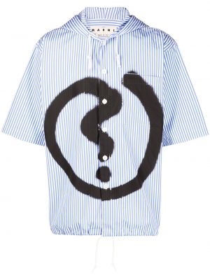 Camisa con estampado Marni azul