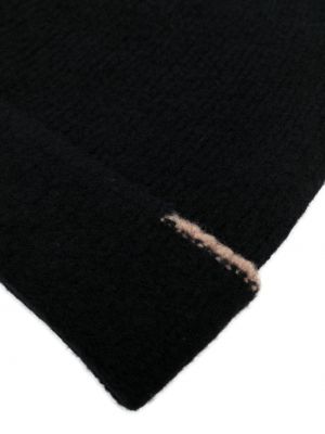 Pletený čepice Semicouture černý