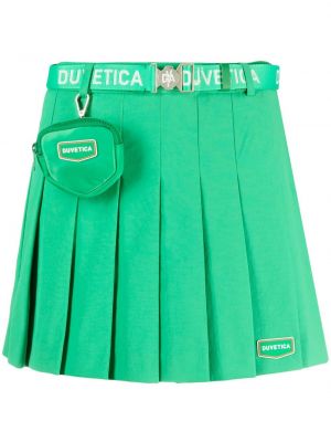 Плисирани шорти Duvetica зелено