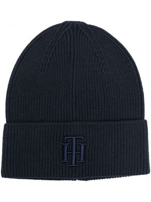 Brodert lue Tommy Hilfiger blå