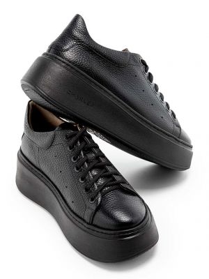 Bőr sneakers Charles Footwear fekete