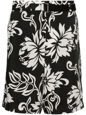 Bermuda kratke hlače s cvjetnim printom s printom Sacai