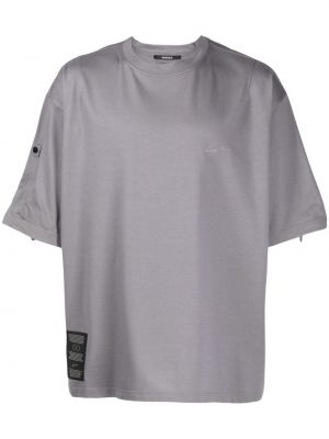 Bavlnené tričko Songzio sivá