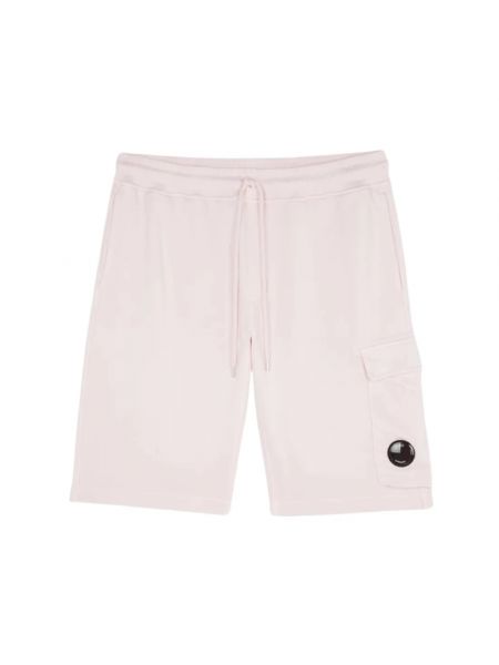Fleece casual cargo shorts C.p. Company pink