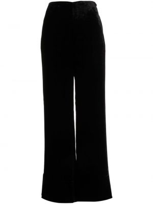 Pantalon en velours large Toteme noir
