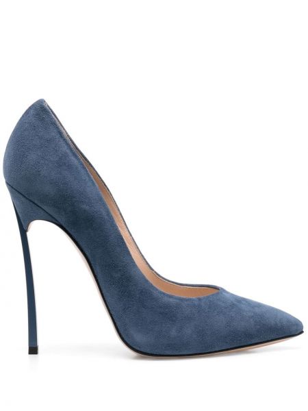 Полуотворени обувки Casadei синьо